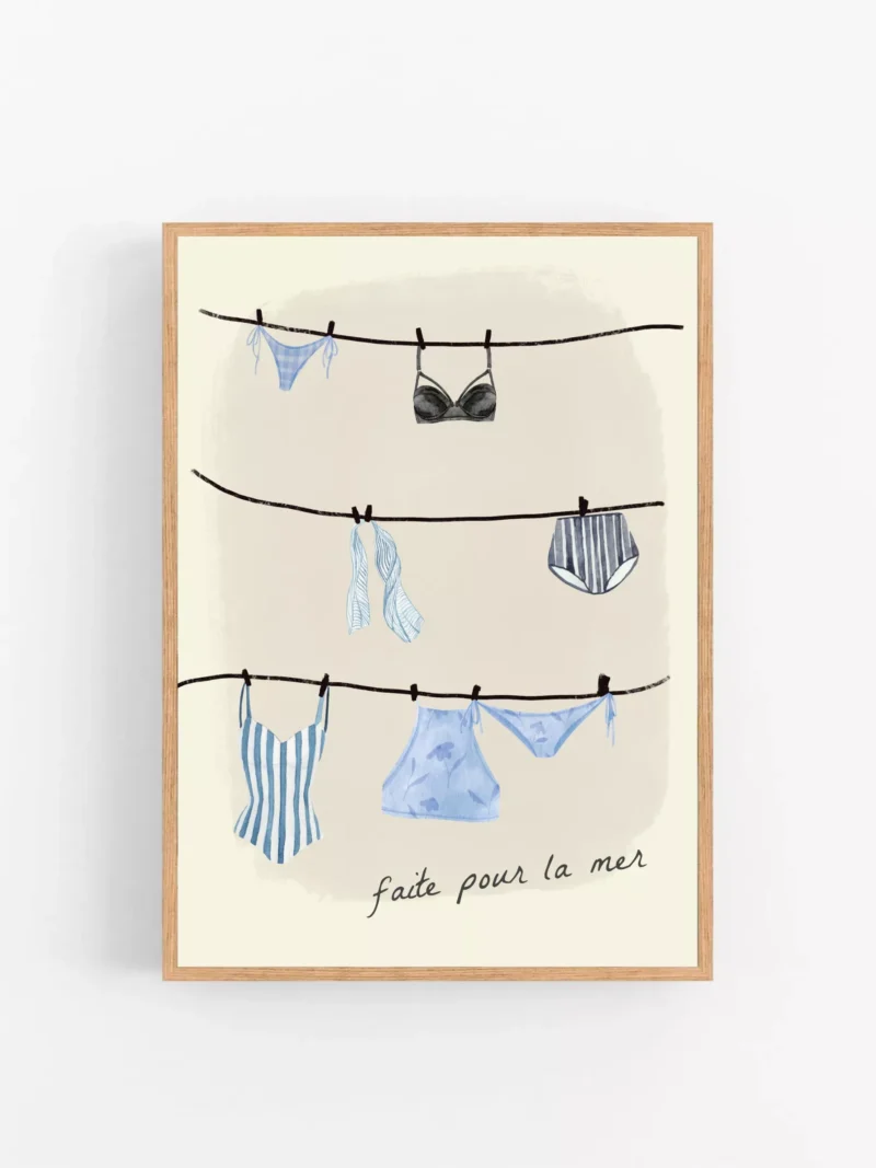 Red Bow Blue Bow black Bow Art Poster, Laundry Coquette Wall Art, Hand-Illustrated | Apartment Decor,Trendy Wall Art | Coquette Room Decor for Apartments 7-84