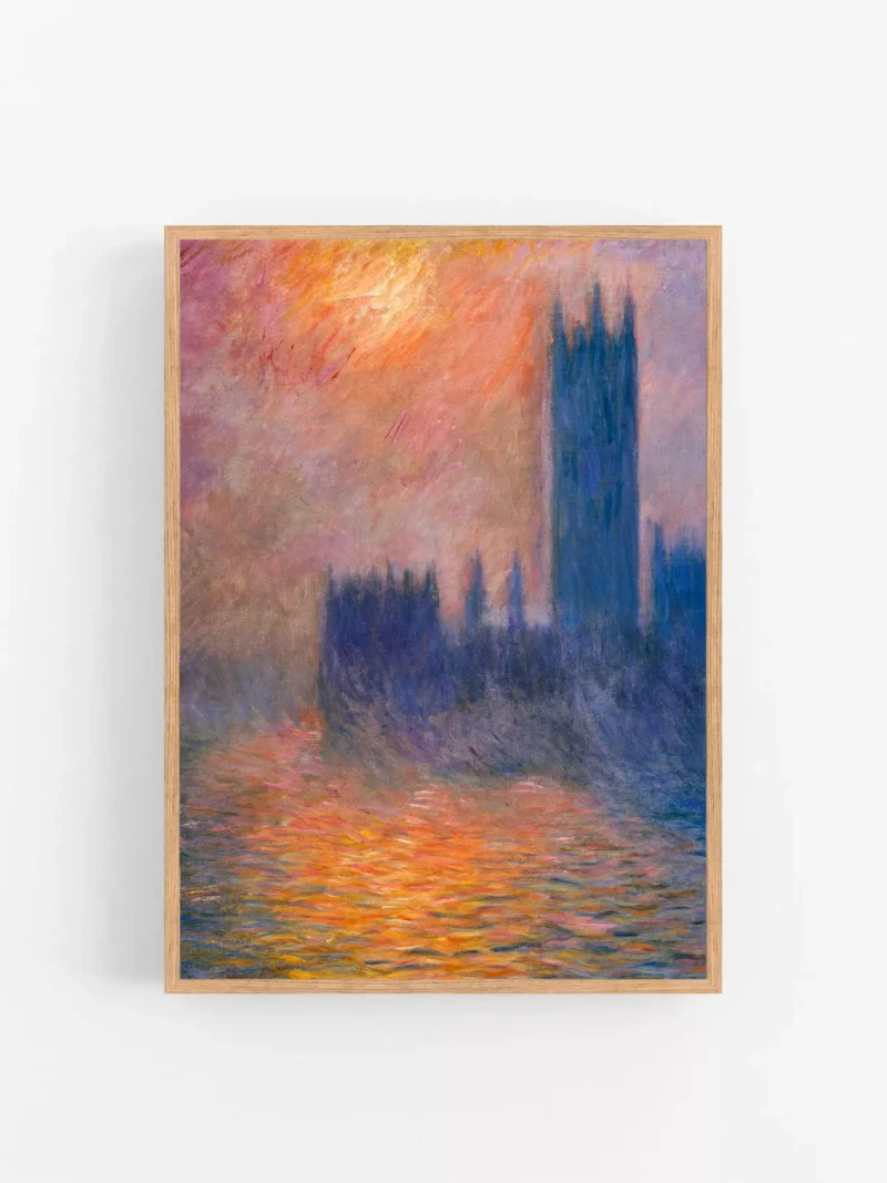 SUNSET OVER RIVER