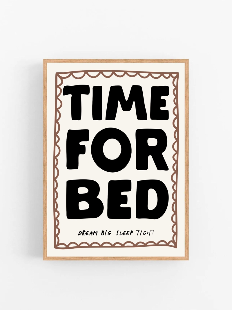 TIME FOR BED